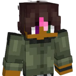 Brokenpink Minecraft avatar bust