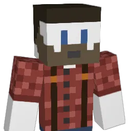 BruceAlrighty Minecraft avatar bust