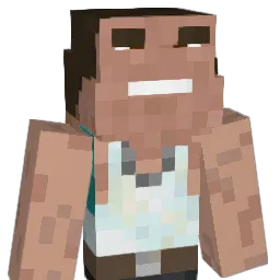 BruceWood Minecraft avatar bust
