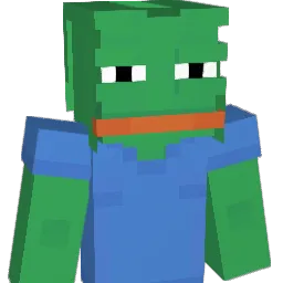 Bruhson Minecraft avatar bust