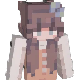 Brunettekitty Minecraft avatar bust