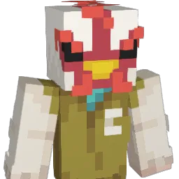 BubbaLongLeg Minecraft avatar bust