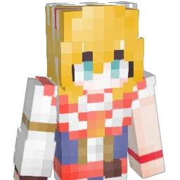 BubbleDrink Minecraft avatar bust