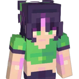 BubbleWaterz Minecraft avatar bust