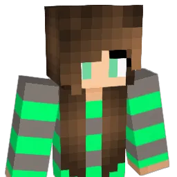 BubblingBrooke Minecraft avatar bust