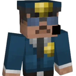 Bundespolizei Minecraft avatar bust