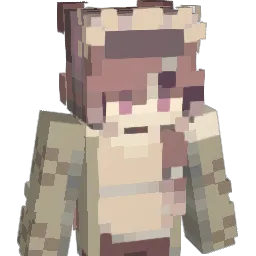 BunnyBandAidz Minecraft avatar bust