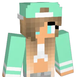 Bunnyfluf Minecraft avatar bust