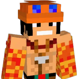 BurningRoots Minecraft avatar bust