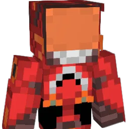 BurningX Minecraft avatar bust