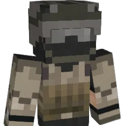 Burnski Minecraft avatar bust