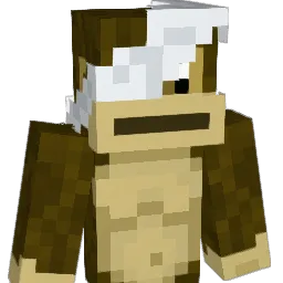 Butt4brains Minecraft avatar bust