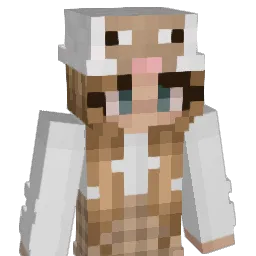 Butterbloom Minecraft avatar bust