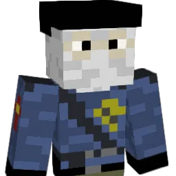 C9H13NO3 Minecraft avatar bust