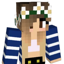 CGgymnast Minecraft avatar bust