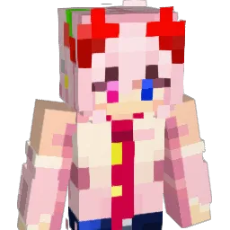 CHERRIREAL Minecraft avatar bust