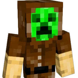 CREEPINGIRON Minecraft avatar bust