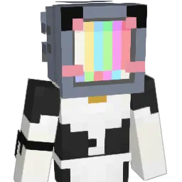 CRTVScreen Minecraft avatar bust