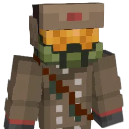 CabooseBlue Minecraft avatar bust
