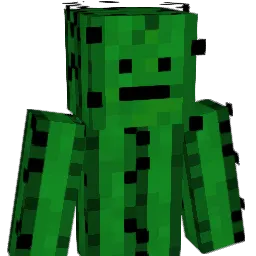 Cactional Minecraft avatar bust