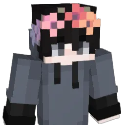 Caeped Minecraft avatar bust