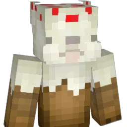 CakeTheDog Minecraft avatar bust