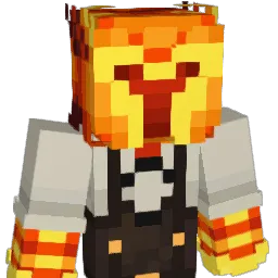 Calciflame Minecraft avatar bust