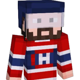 Canadiens Minecraft avatar bust