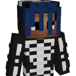CartiBlue Minecraft avatar bust