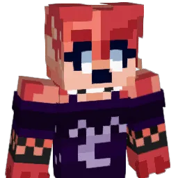 Catfinnated Minecraft avatar bust