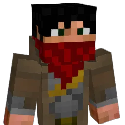 Cauterized Minecraft avatar bust