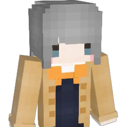 Cawaii Minecraft avatar bust