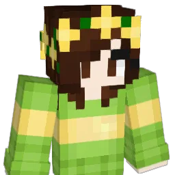 CharaUndertale Minecraft avatar bust