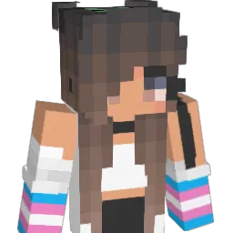 CheekyTransGirl Minecraft avatar bust