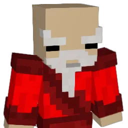 Chekkered Minecraft avatar bust