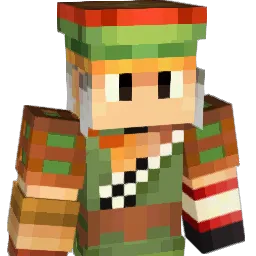 Chickenrio Minecraft avatar bust