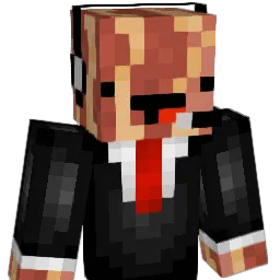 Chickfilcow Minecraft avatar bust