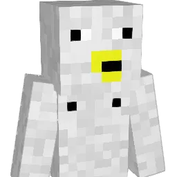 Chickywang Minecraft avatar bust