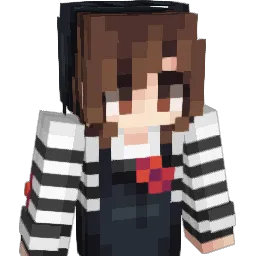 Chickzie Minecraft avatar bust