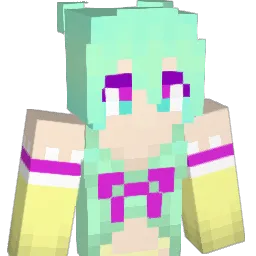 Chikyugai Minecraft avatar bust