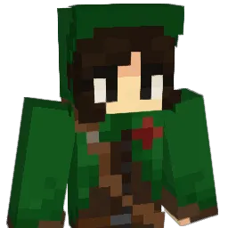 Chloerina Minecraft avatar bust