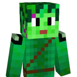 Chlorophilian Minecraft avatar bust