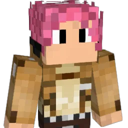 Chocobunny Minecraft avatar bust