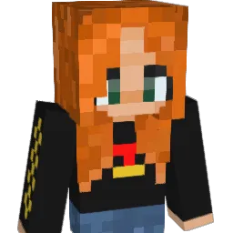 Christmastina Minecraft avatar bust