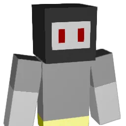 ChromeDemon Minecraft avatar bust