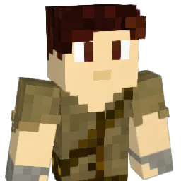 Chromoman Minecraft avatar bust