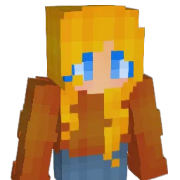 Cinderly Minecraft avatar bust