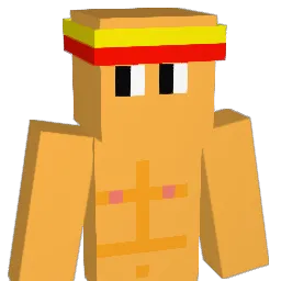 Cinnabunfun Minecraft avatar bust