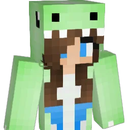 Cinnigirl Minecraft avatar bust
