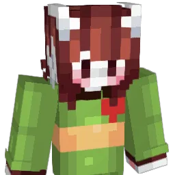 ClaireBearsies Minecraft avatar bust